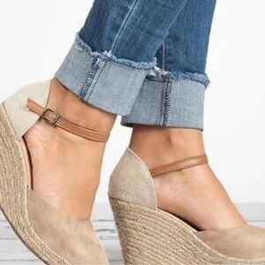 Kanna Handmade In Spain, Wedge Ankle Strap